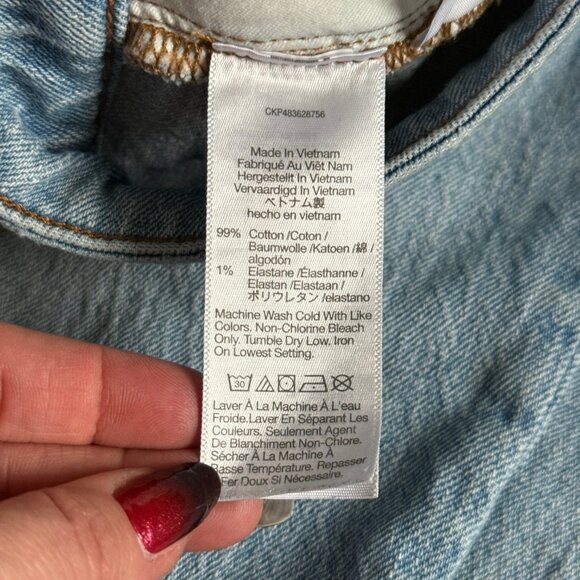 Madewell The Curvy Perfect Vintage Wide-Leg Crop Jean, Size 29, Altoona Wash - Picture 16 of 16